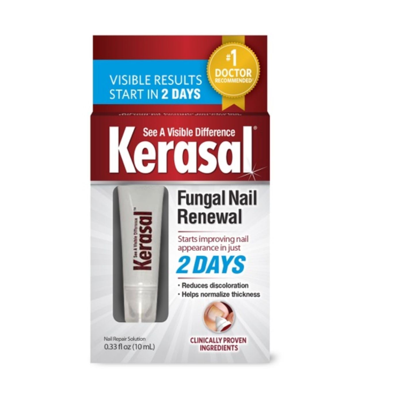 Kerasal Nighttime Renewal Fungal Nail Patches - 14 Patch