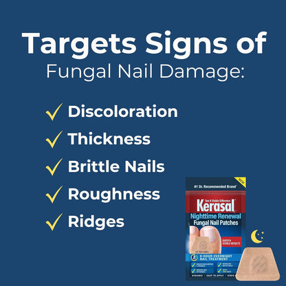 Kerasal Nighttime Renewal Fungal Nail Patches - 14 Patch