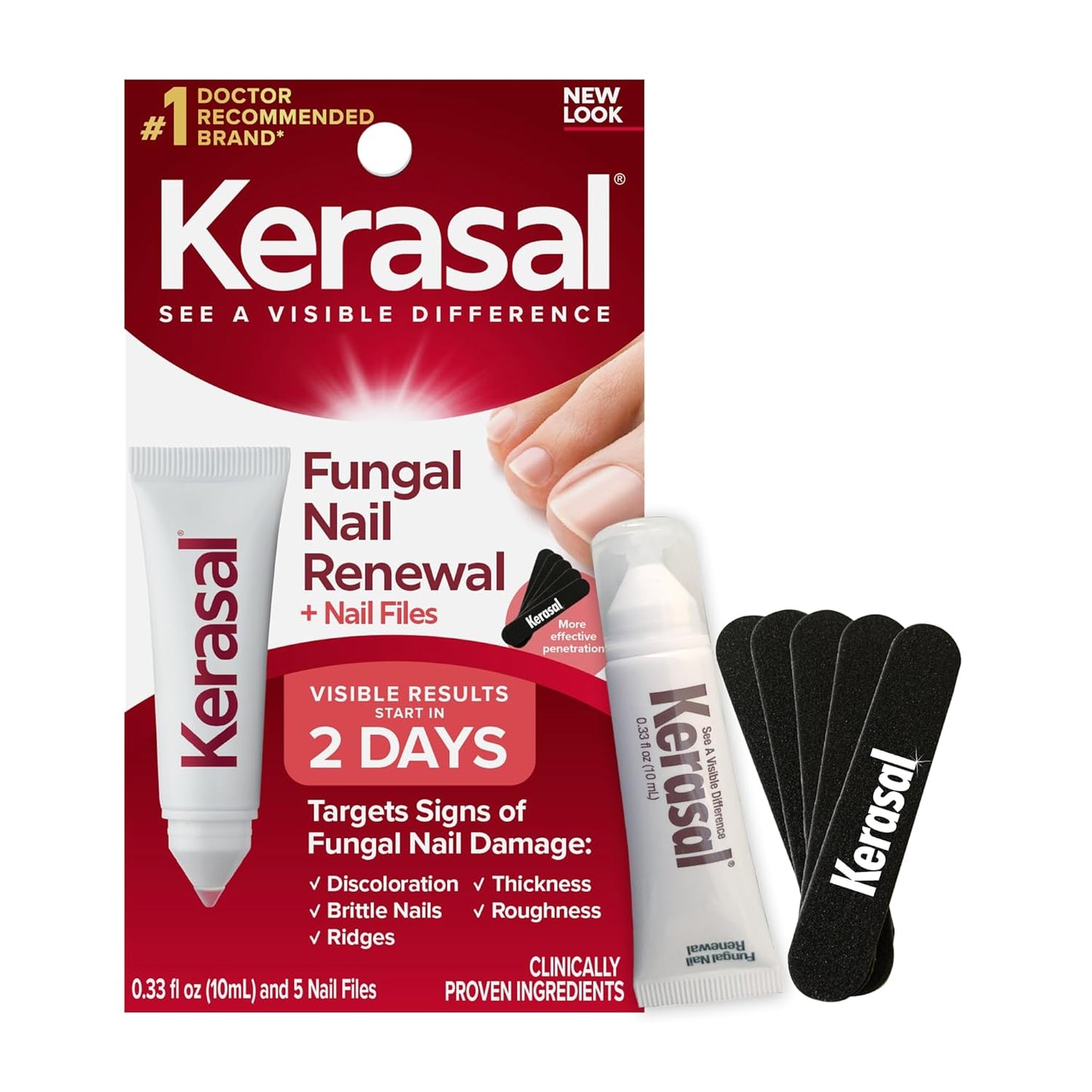 Kerasal Nighttime Renewal Fungal Nail Patches - 14 Patch