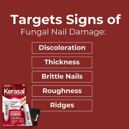 Kerasal Nighttime Renewal Fungal Nail Patches - 14 Patch