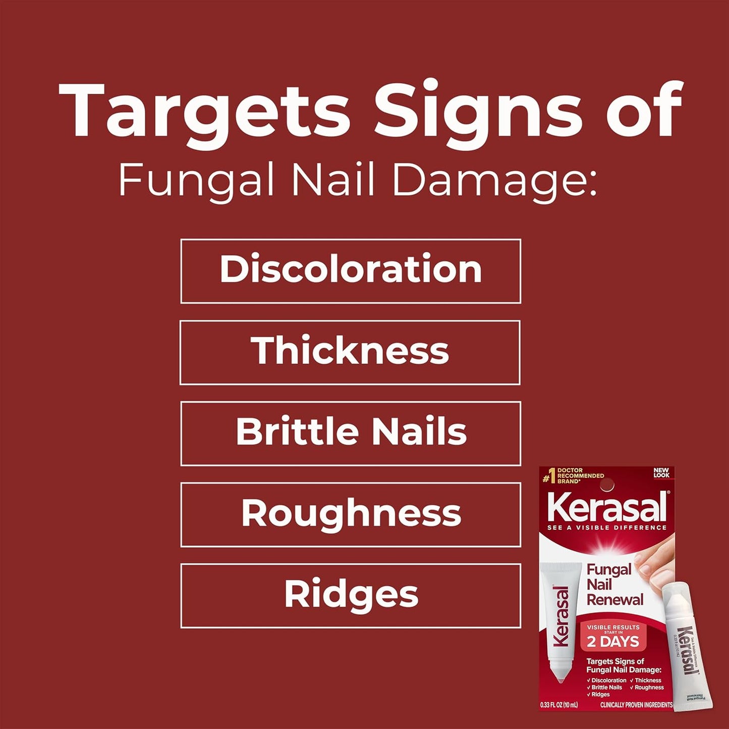 Kerasal Nighttime Renewal Fungal Nail Patches - 14 Patch