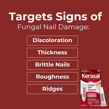 Kerasal Nighttime Renewal Fungal Nail Patches - 14 Patch