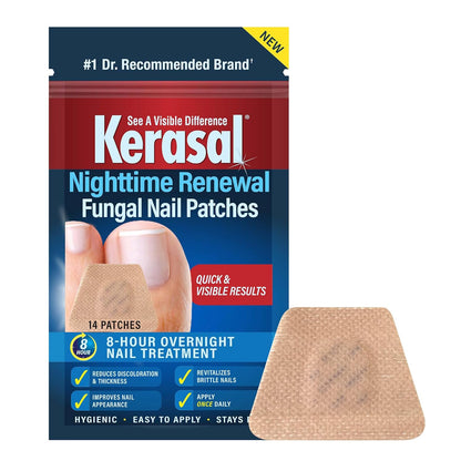 Kerasal Nighttime Renewal Fungal Nail Patches - 14 Patch