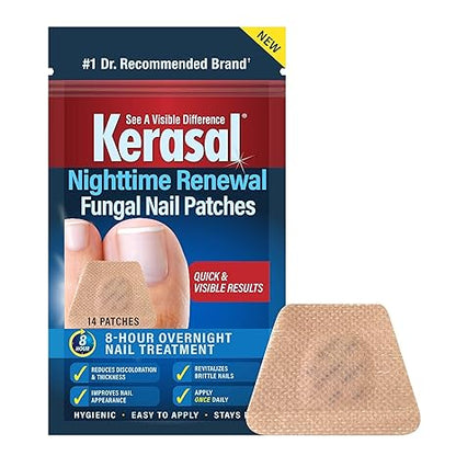 Kerasal Nighttime Renewal Fungal Nail Patches - 14 Patch