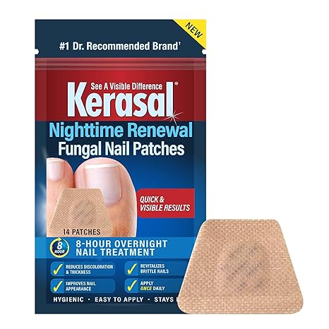 Kerasal Nighttime Renewal Fungal Nail Patches - 14 Patch