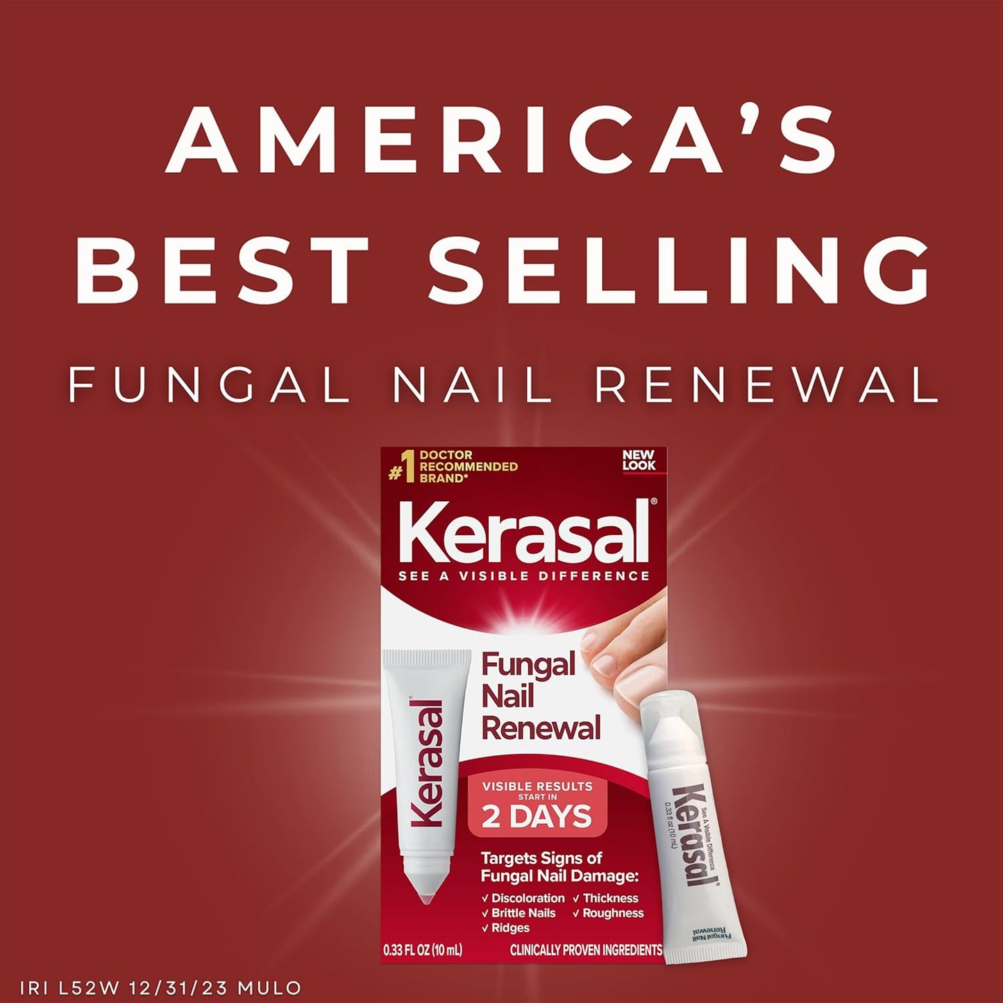 Kerasal Nighttime Renewal Fungal Nail Patches - 14 Patch