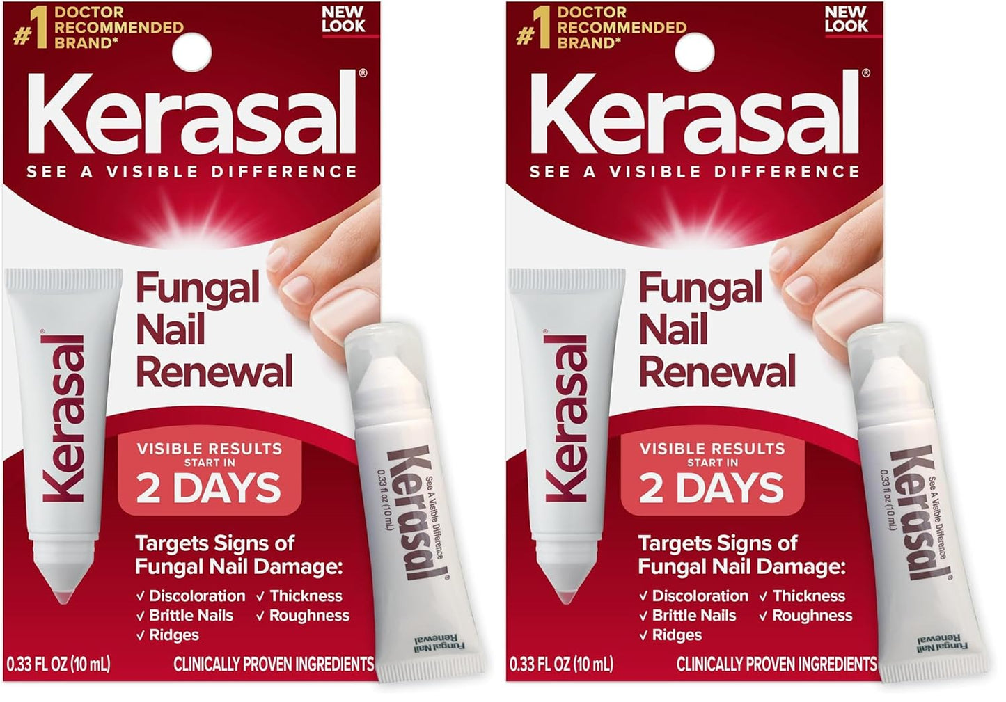 Kerasal Nighttime Renewal Fungal Nail Patches - 14 Patch