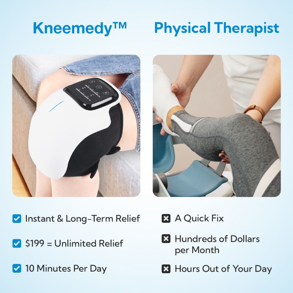 ThermaStep™ Deep Heat 4-in-1 Knee Massager - Natural Knee Pain Relief